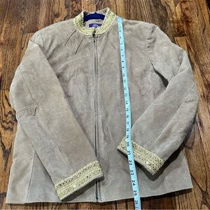 Vintage JDS Collection Suede Leather Jacket Large L